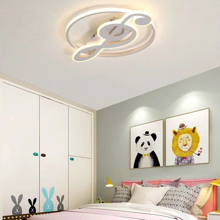 Music Notes LED Flush Mount