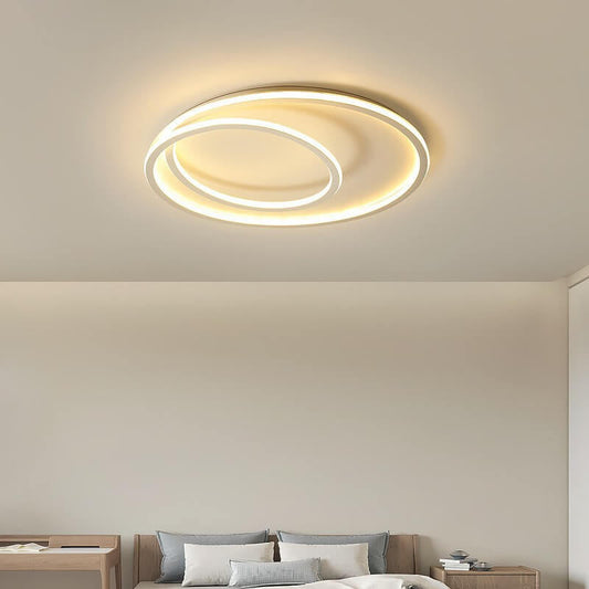 Nordic Double Circle LED Flush Light