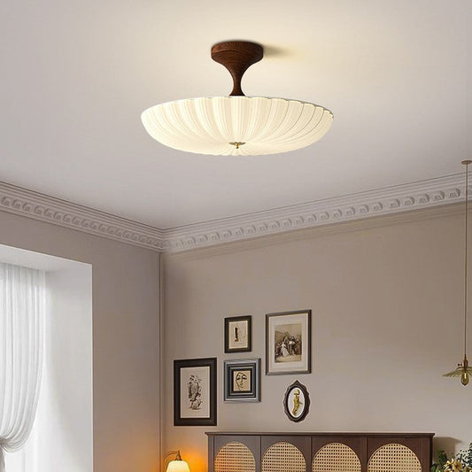Nordic Striped Acrylic Semi-Flush Light