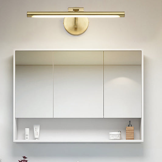 Copper Acrylic Strip Vanity Wall Sconce