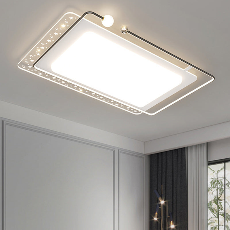Nordic Multi-Shape Dimmable Flush Mount