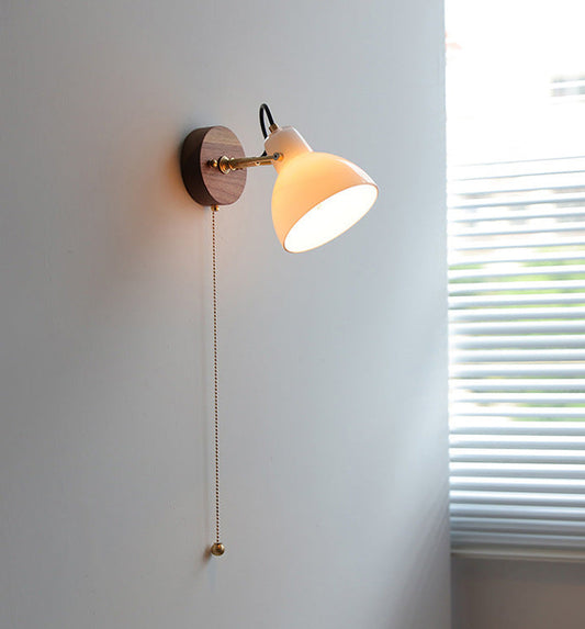 Cream Glass Rotating Wall Sconce