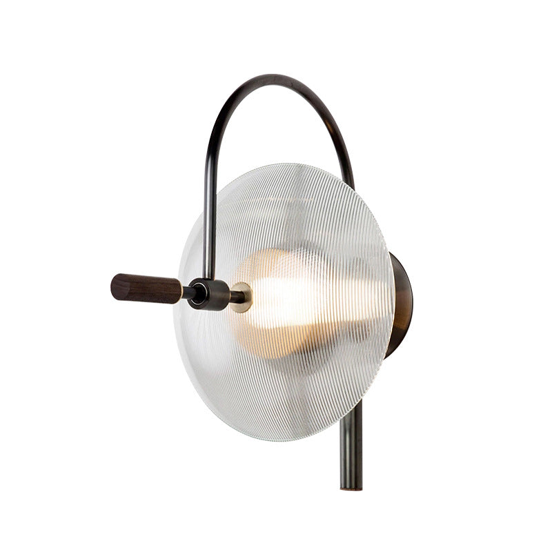 Glass Mist Disc Sconce