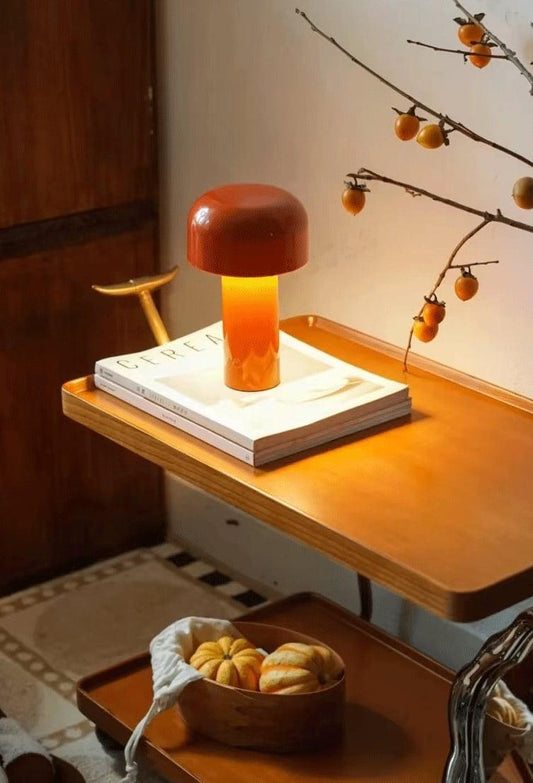 Bellhop Cordless Mushroom Table Lamp