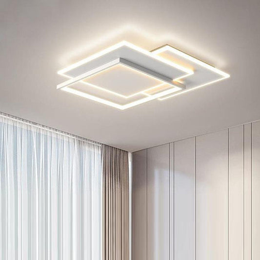Wavy Acrylic Flush Mount Ceiling Light