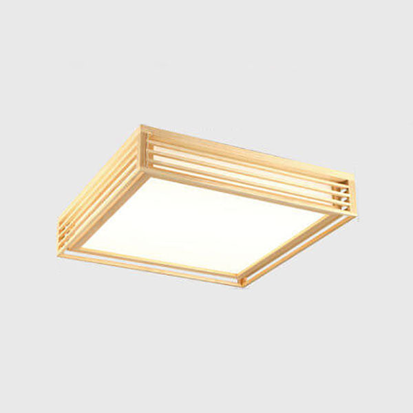 Solid Wood Tatami Flush Mount