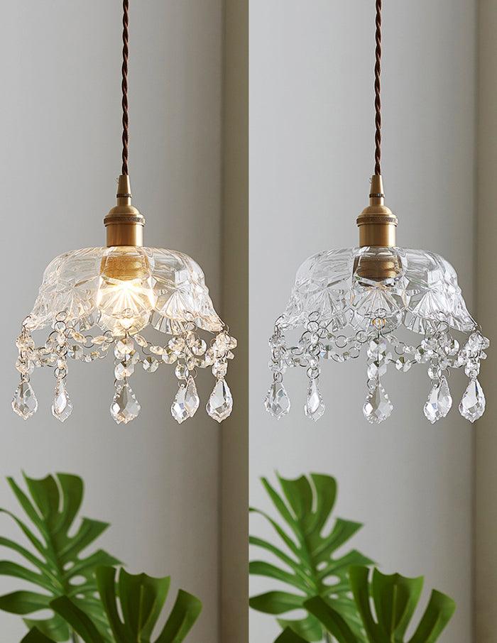 Sho Brass Crystal Pendant