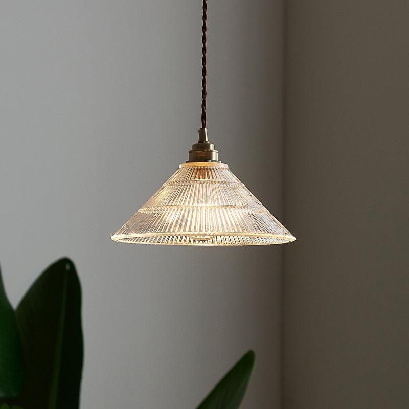Subaru Brass Glass Pendant
