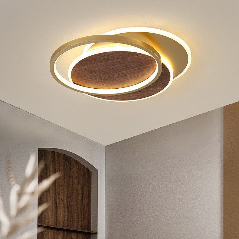 Nordic Wrought Iron Round LED Light
