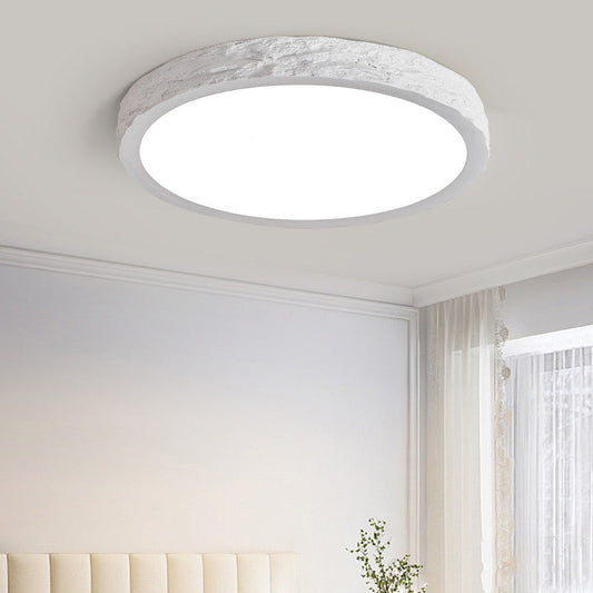 Stone Grain Resin Flush Mount Light