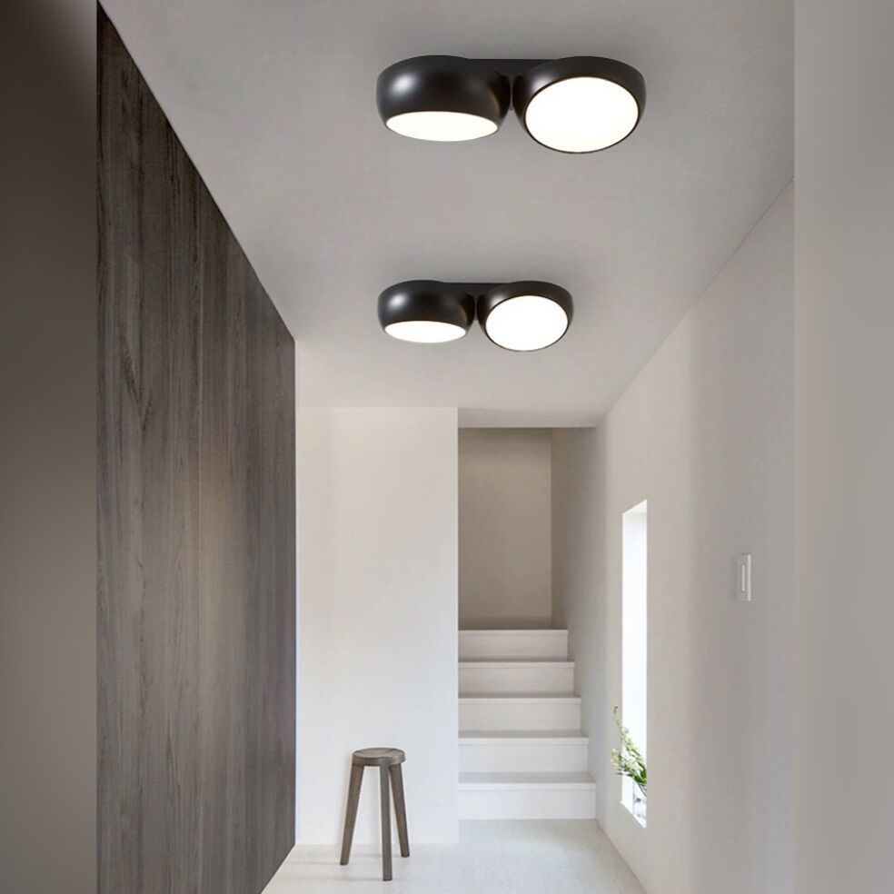 Scandinavian Iron & Plastic LED Light