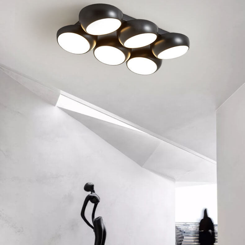 Scandinavian Iron & Plastic LED Light