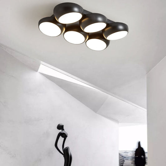 Scandinavian Iron & Plastic LED Light