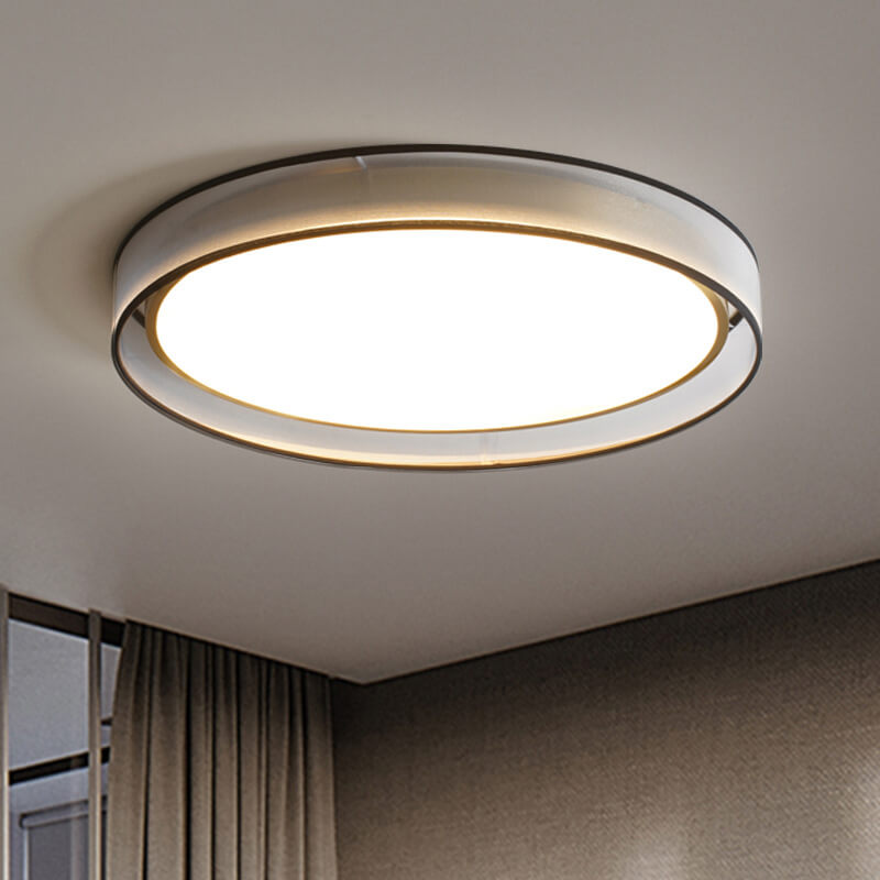 Nordic Gauze & Copper LED Flush Light