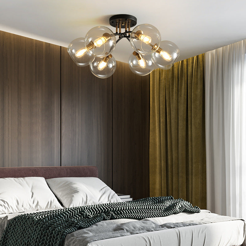Magic Bean Iron & Glass Ceiling Light