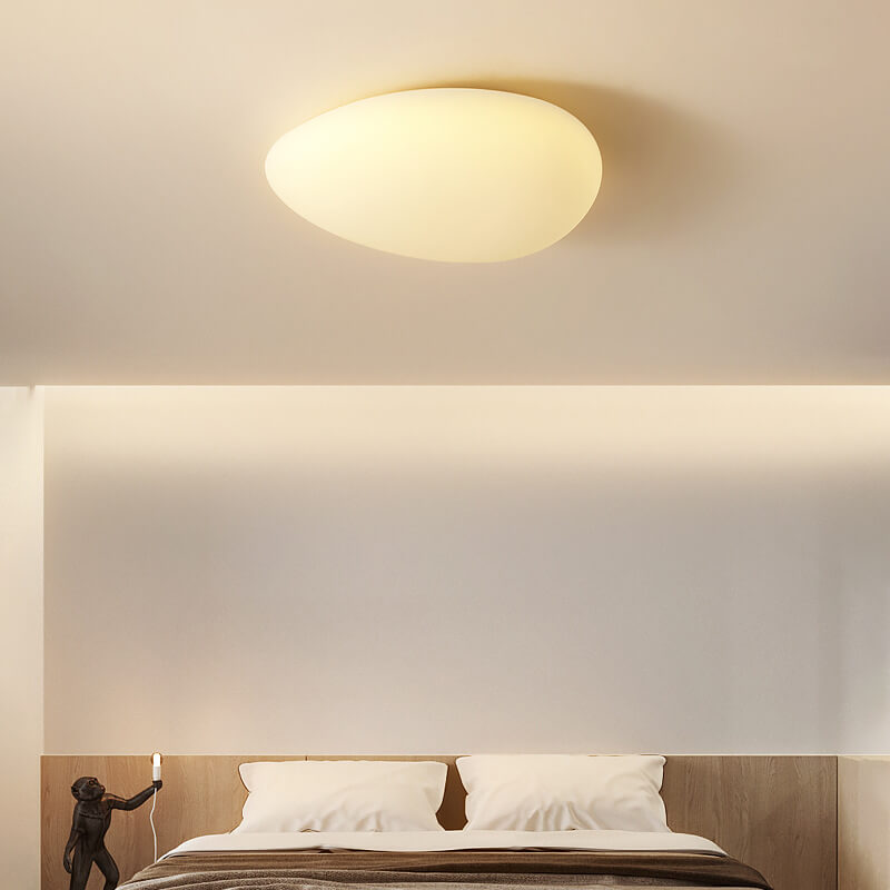 Cobblestone PE Flush Mount Light