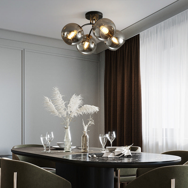 Magic Bean Iron & Glass Ceiling Light