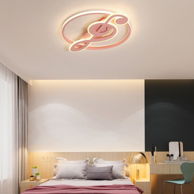 Music Notes LED Flush Mount