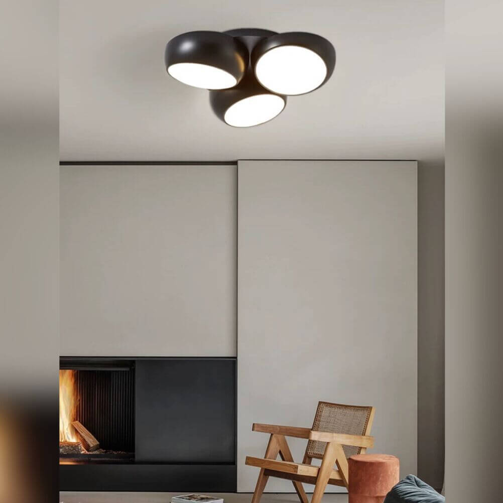 Scandinavian Iron & Plastic LED Light