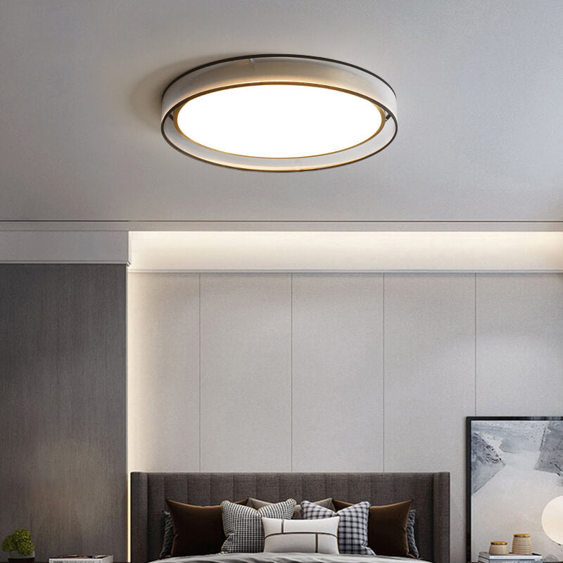 Nordic Gauze & Copper LED Flush Light