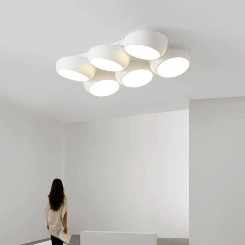 Scandinavian Iron & Plastic LED Light