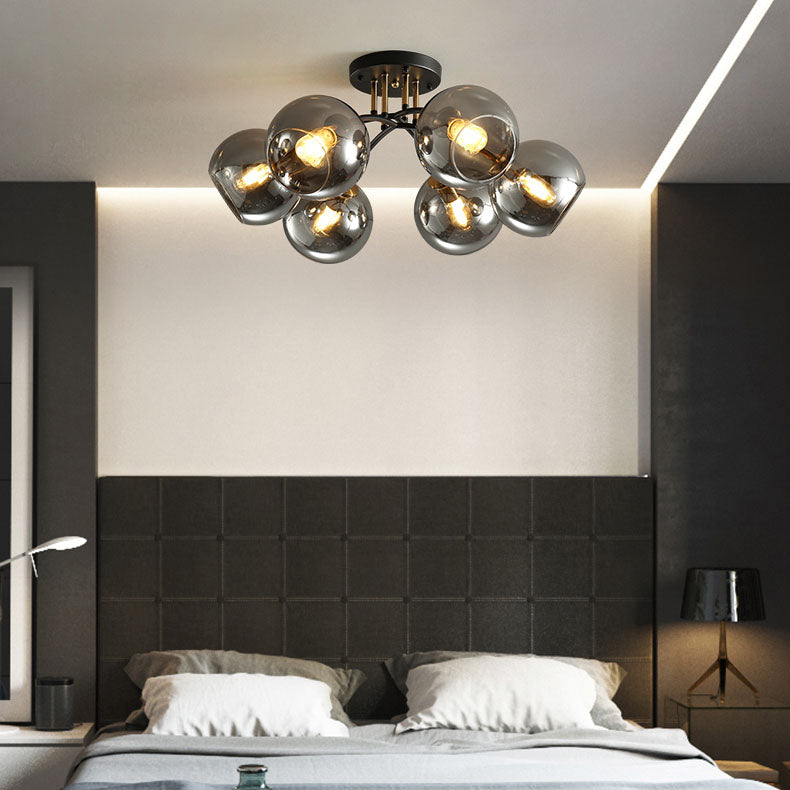 Magic Bean Iron & Glass Ceiling Light