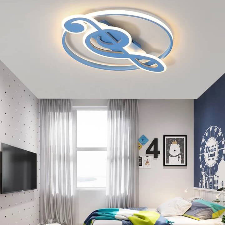 Music Notes LED Flush Mount