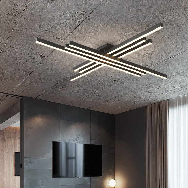 Industrial Aluminum Line LED Flush Light