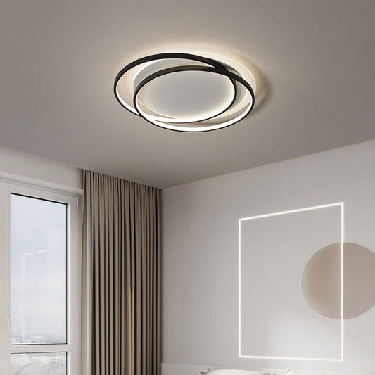 Nordic Circle Aluminum Flush Mount Light