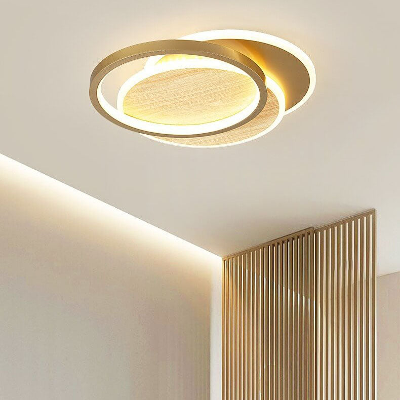 Nordic Wrought Iron Round LED Light