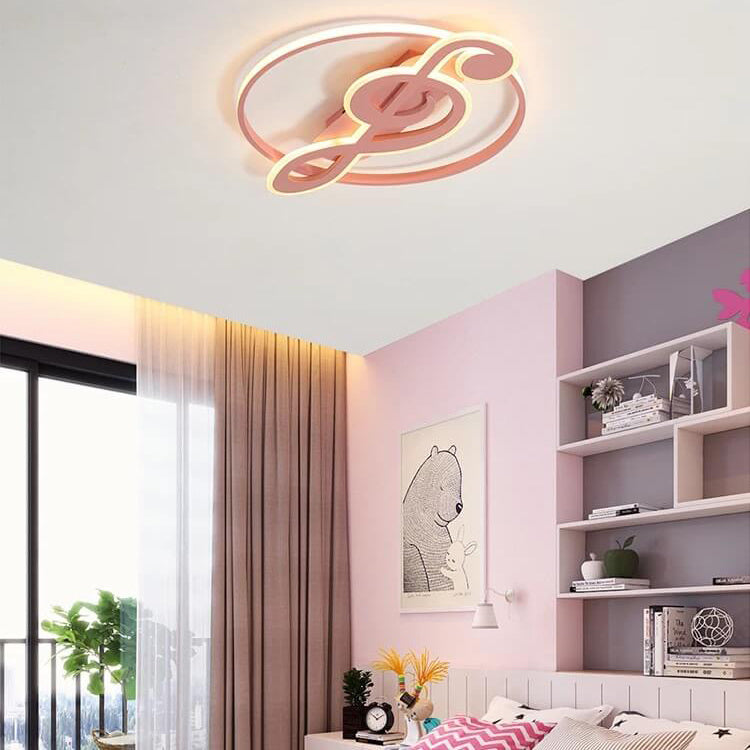 Music Notes LED Flush Mount