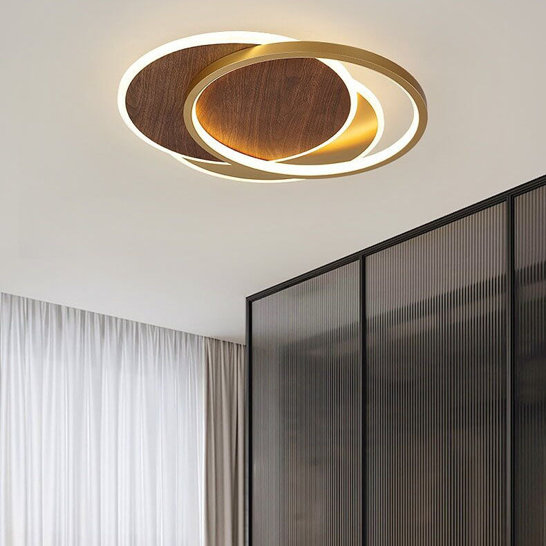 Nordic Wrought Iron Round LED Light