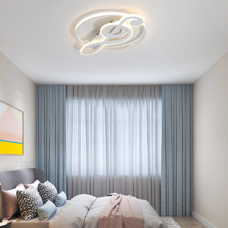 Music Notes LED Flush Mount