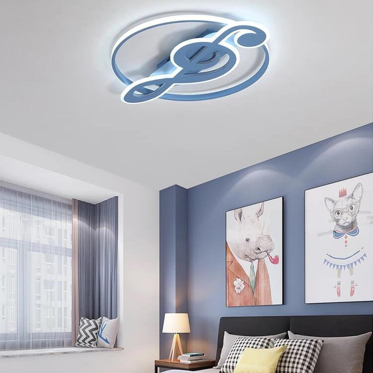 Music Notes LED Flush Mount
