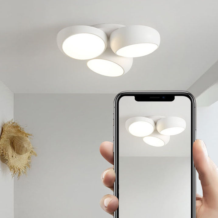 Scandinavian Iron & Plastic LED Light