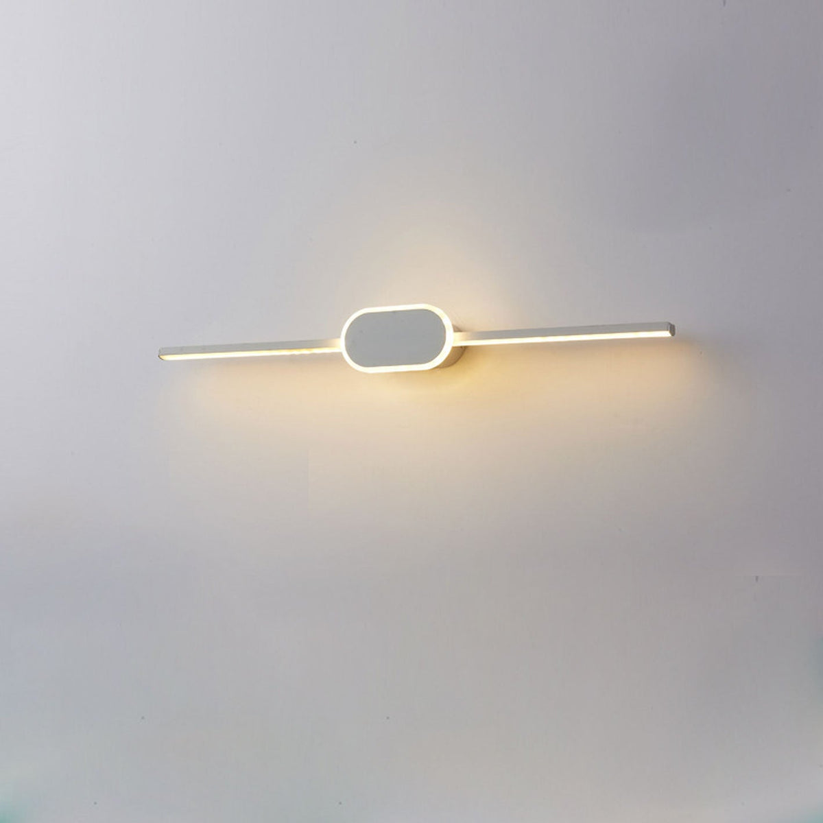 Long Strip Oval Vanity Wall Sconce