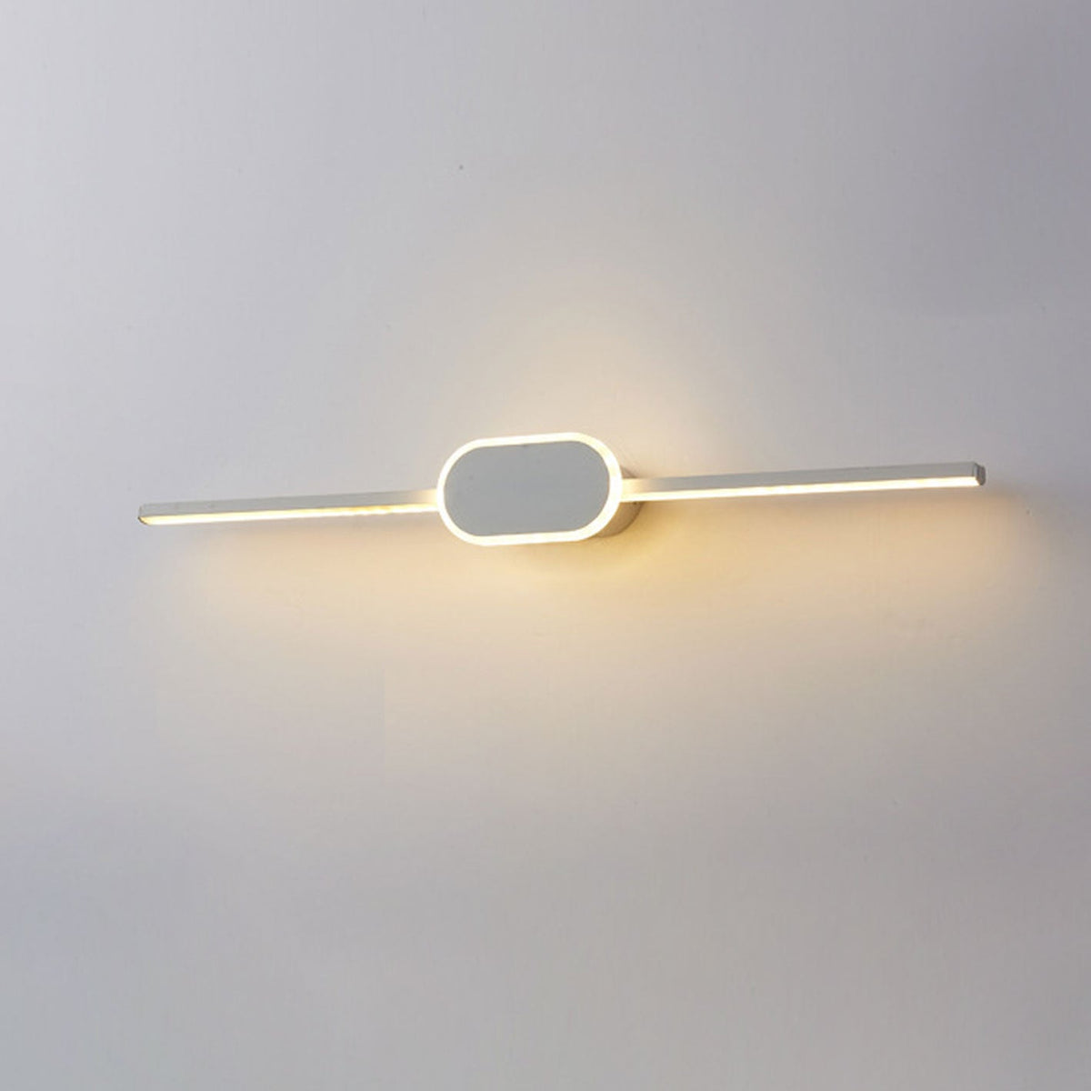 Long Strip Oval Vanity Wall Sconce