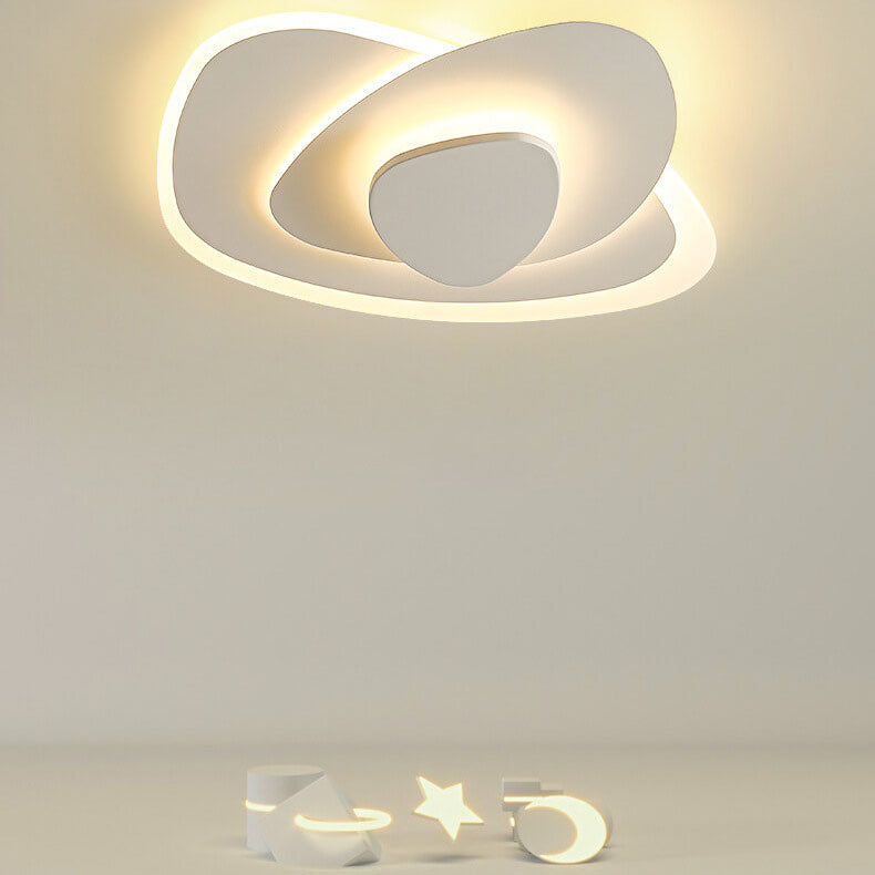 Nordic Geometric Iron & Acrylic LED Light