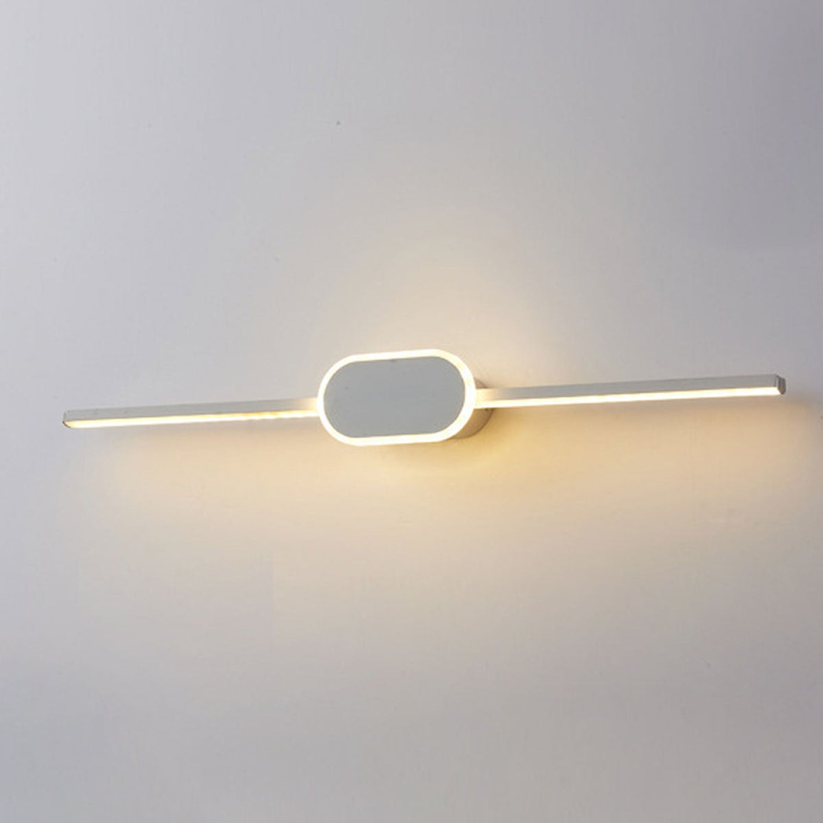 Long Strip Oval Vanity Wall Sconce