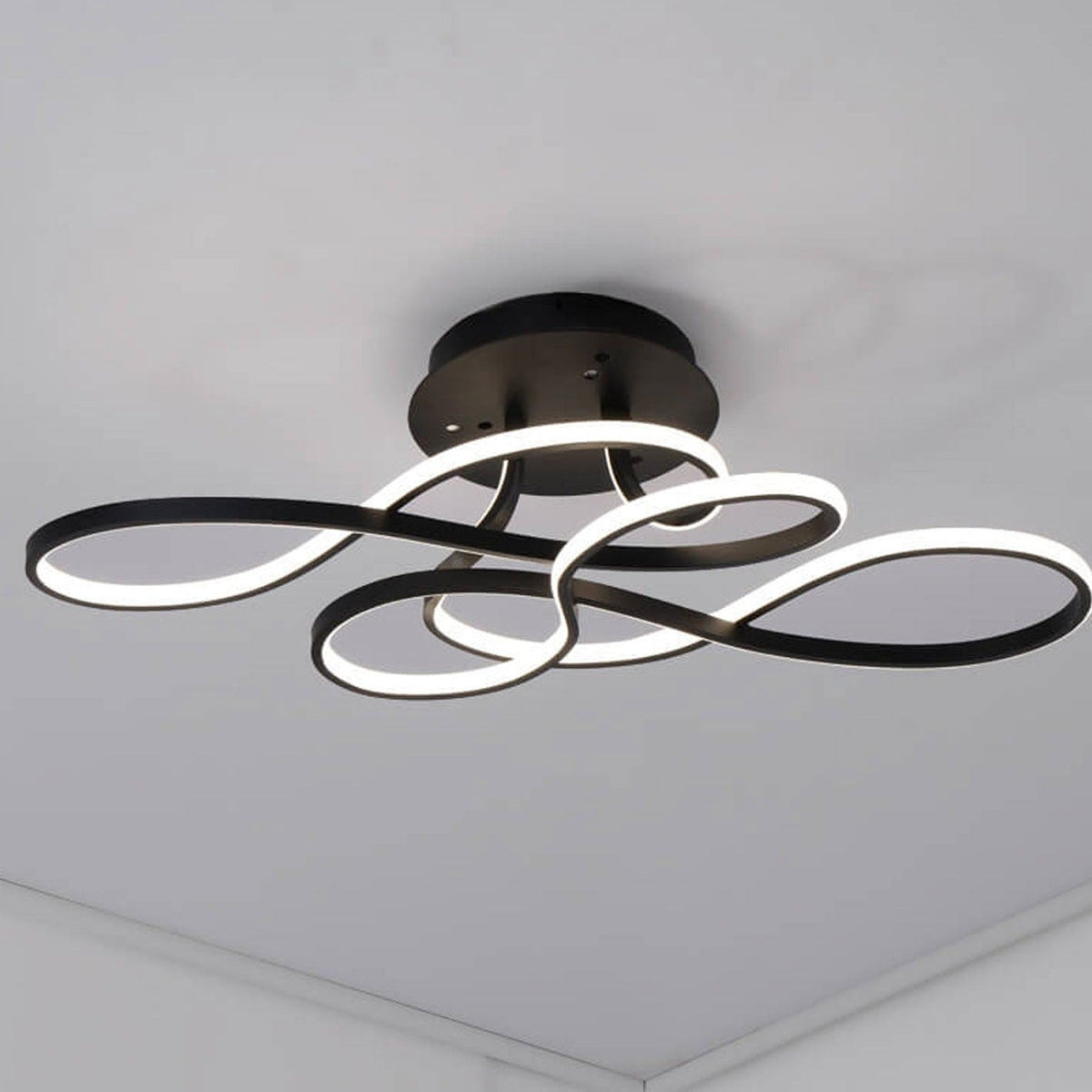 Minimalist Aluminum Line LED Flush Light