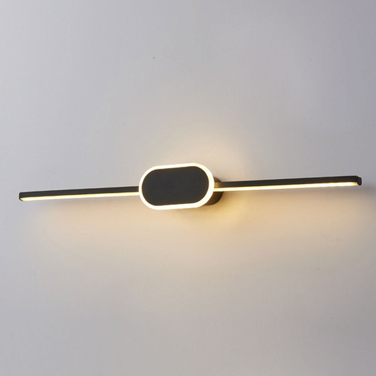 Long Strip Oval Vanity Wall Sconce