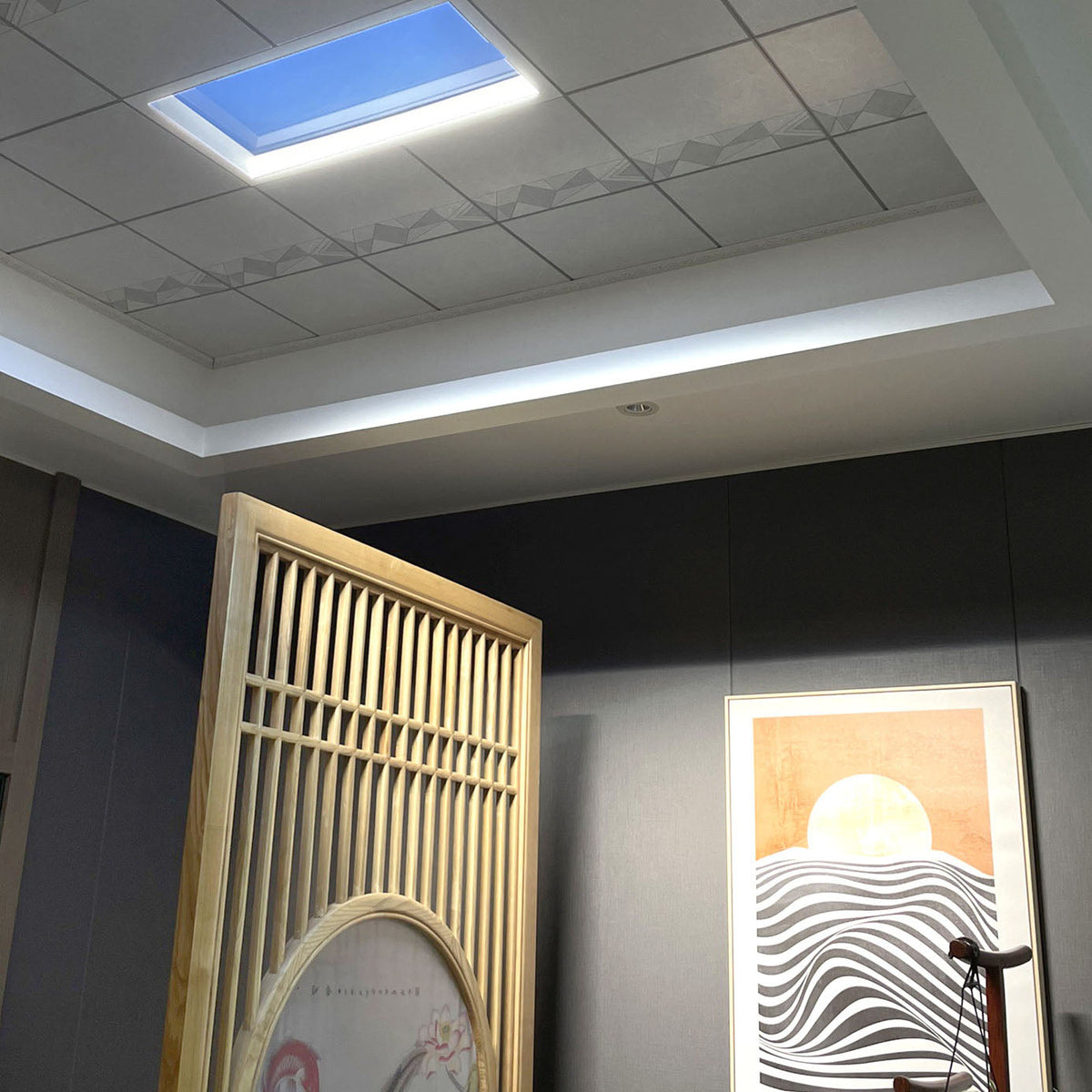 Smart Sky LED Flush Mount Light