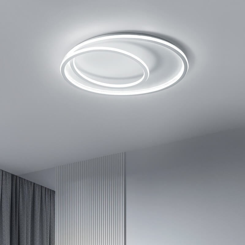 Nordic Double Circle LED Flush Light