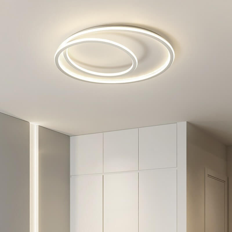 Nordic Double Circle LED Flush Light