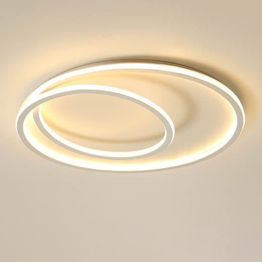 Nordic Double Circle LED Flush Light