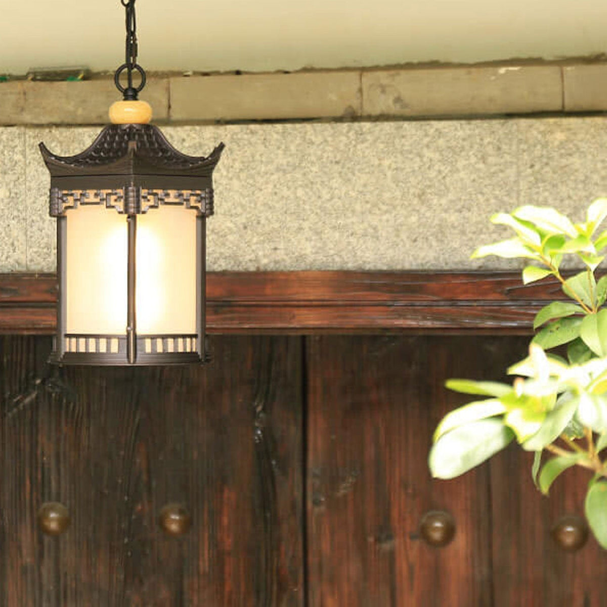 Hexagonal Lantern Outdoor Patio Pendant
