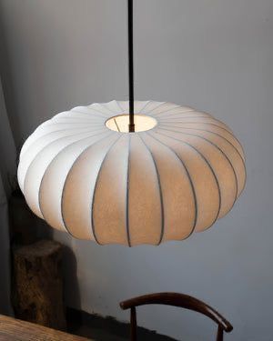 AKARI Pumpkin Silk Pendant