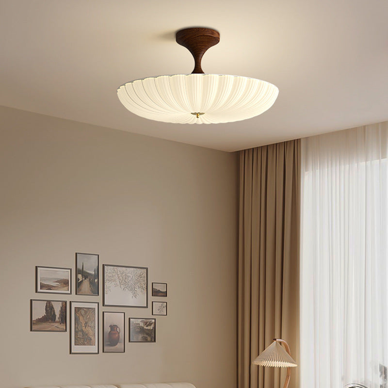 Nordic Striped Acrylic Semi-Flush Light