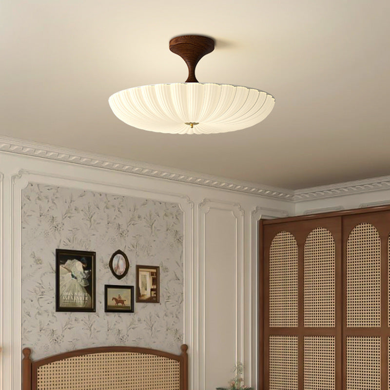 Nordic Striped Acrylic Semi-Flush Light