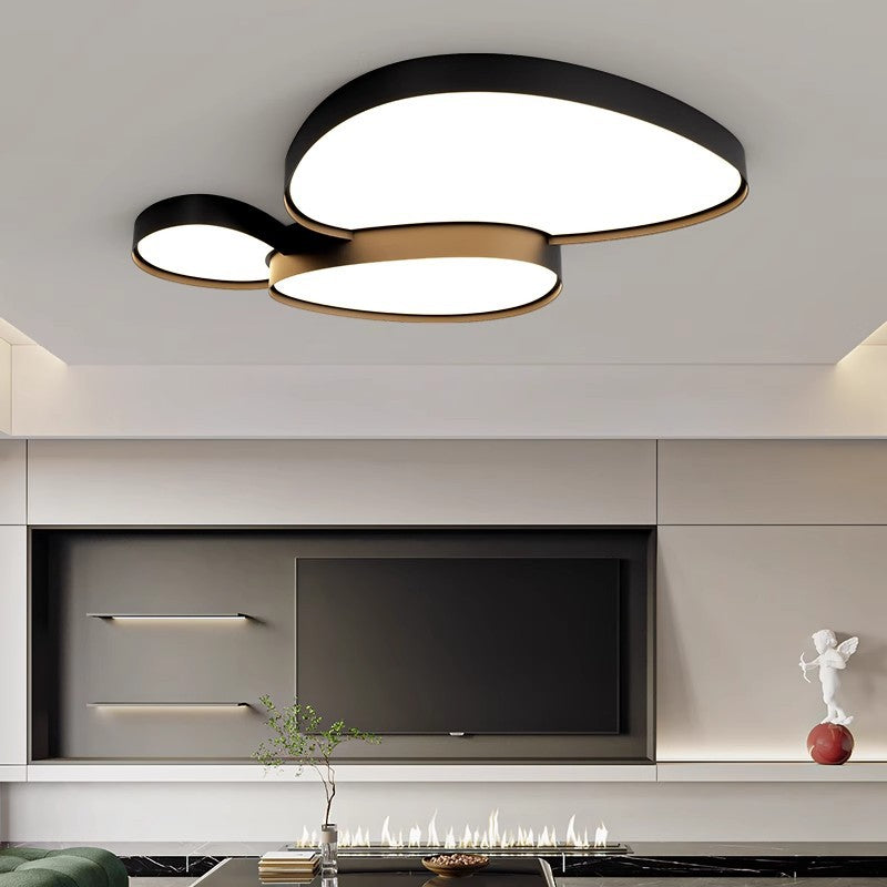 Cobblestone Acrylic Flush Mount Light